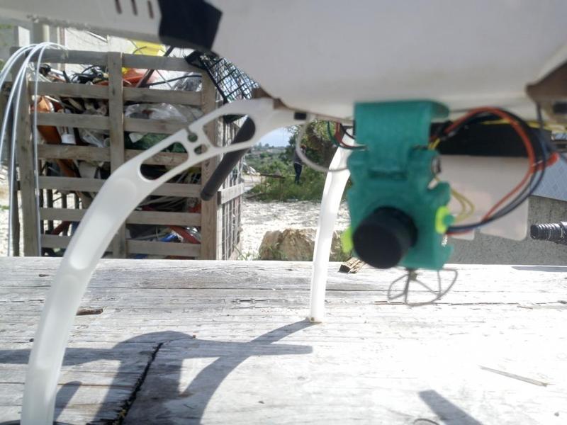 Orientable fpv camera mount for Eachine tx03 and similar