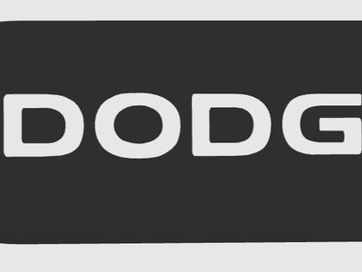 Dodge carpet stencil