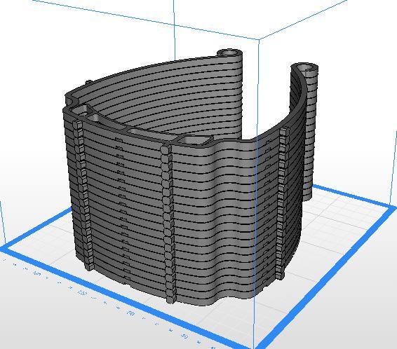 Stackable open visor frame europe iso838 v3