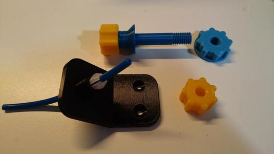 Collet clamp for 4mm PTFE (bowden) tube