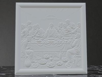 Jesus Last Meal Frame Burst 3D Model for Print