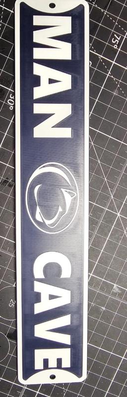 Penn State Man Cave Sign