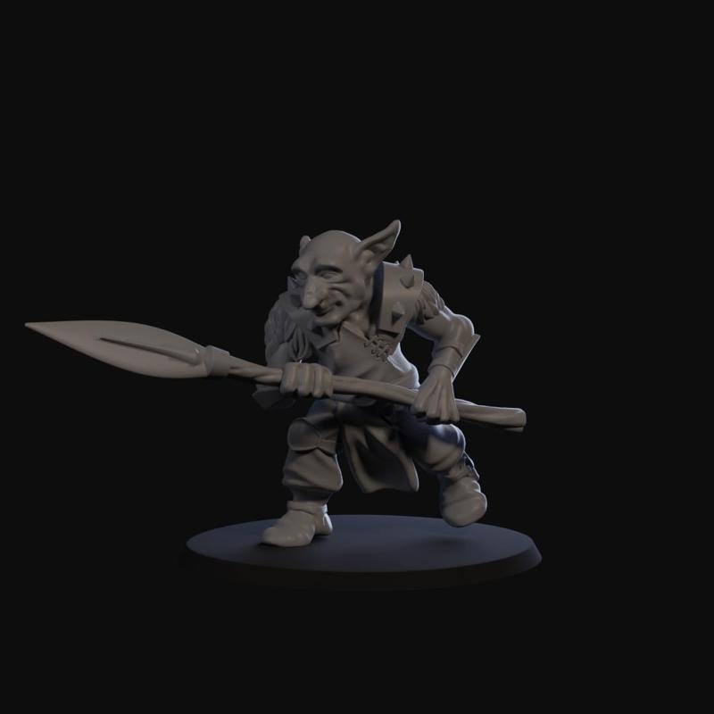 Goblin Skirmisher with spear 03