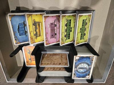 Ticket To ride Europe, sleeved card tray