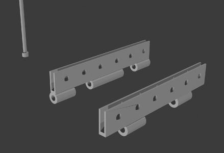 Long Hinge (with thin panel inserts)