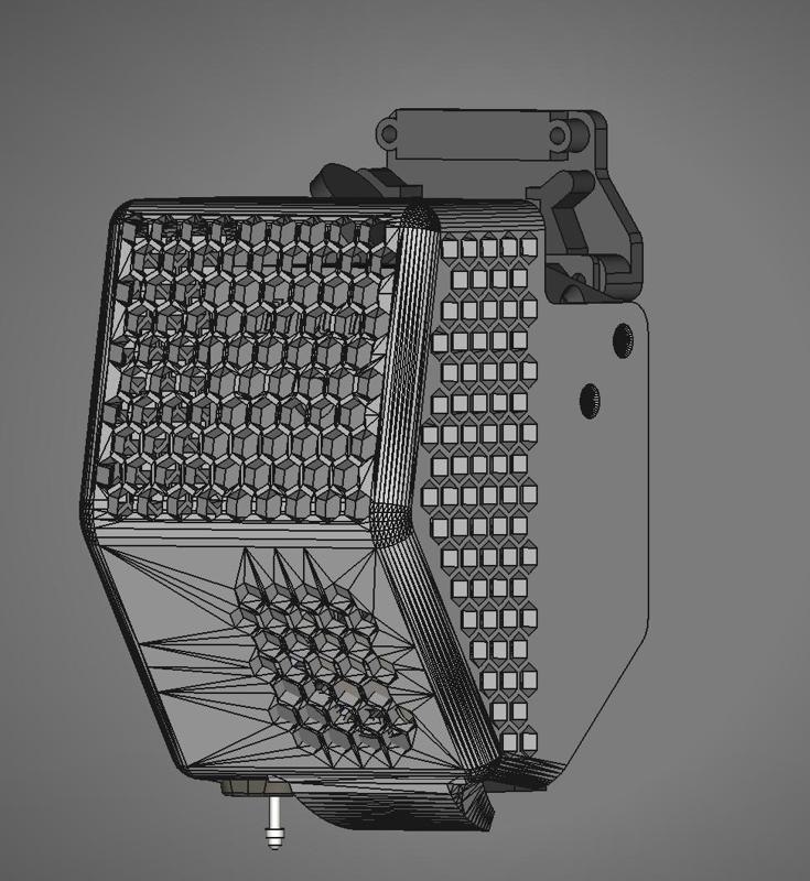 ENDER 3 V3 SE CAD HOTEND ASSEMBLY (Mostly stock)