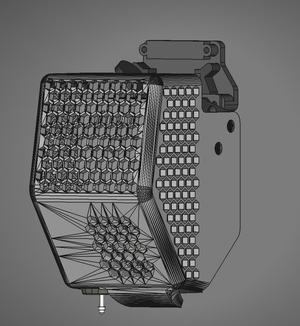 ENDER 3 V3 SE CAD HOTEND ASSEMBLY (Mostly stock)
