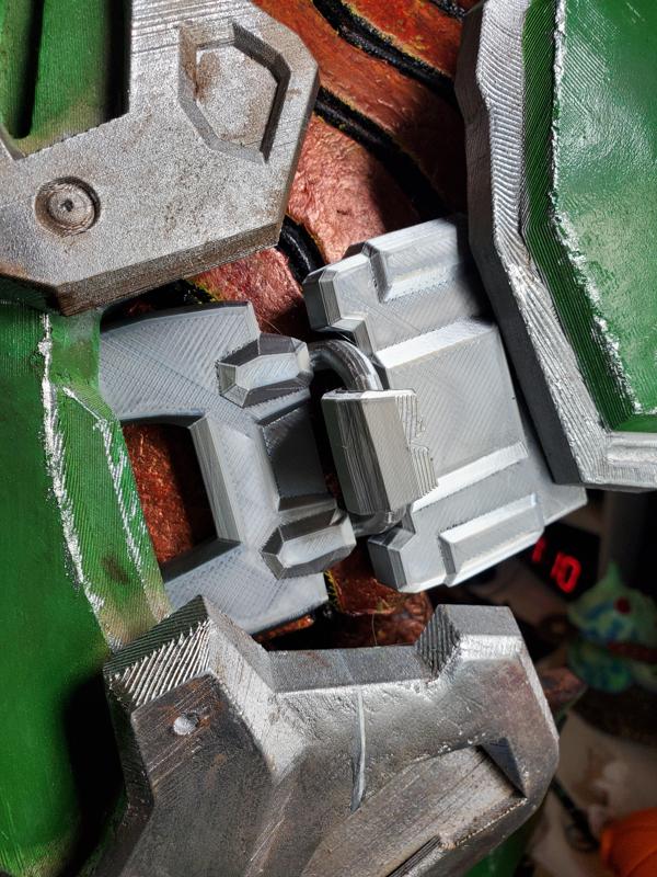 Doom Slayer Back Shoulder Buckle