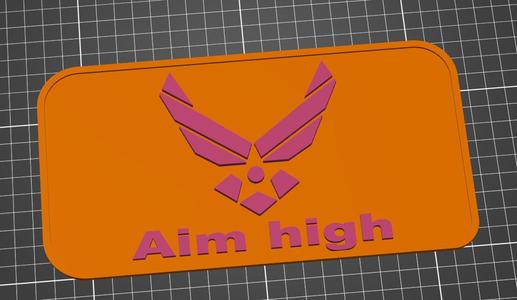US air force sign