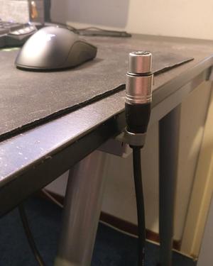 XLR cable holder