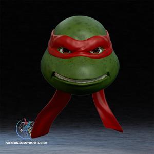 Raphael Helmet 3D Printer STL File