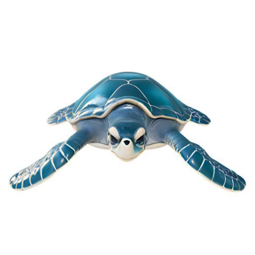 Blue Marine Turtle