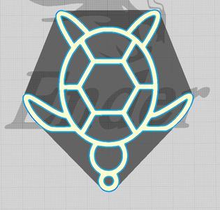 Turtle keychain