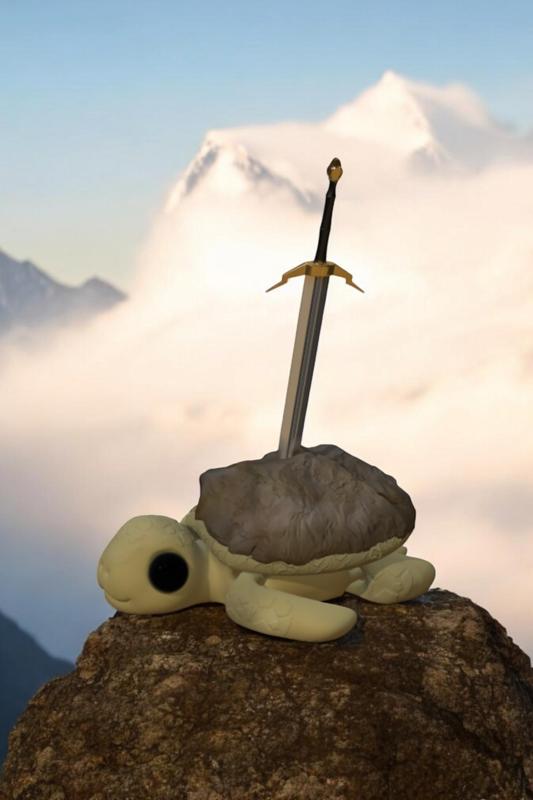 articulated Excalibur turtle