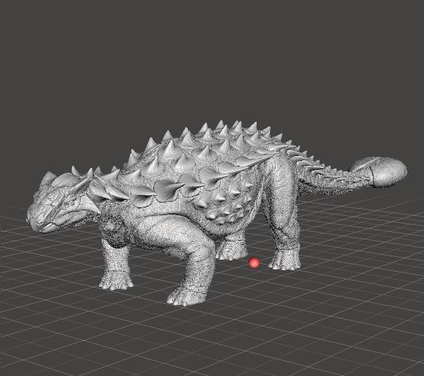 JP ANKYLOSAURUS REALISTIC FIGURE MINIATURE MODEL DINOSAUR ANIMAL