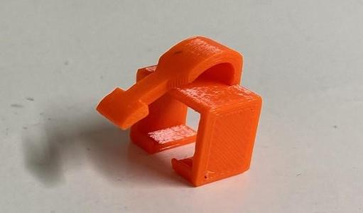 Ethernet RJ45 repair with snap lock for sideways print