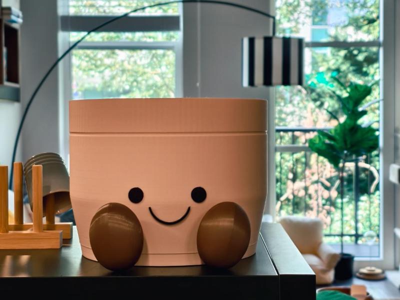 Jellycat Style Cute Pot Planter with Legs and Face