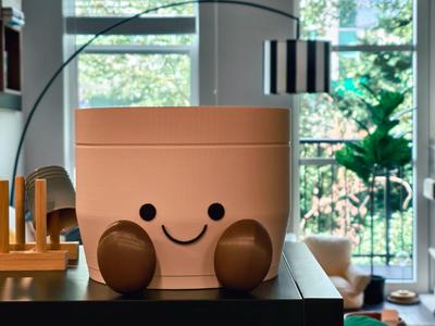 Jellycat Style Cute Pot Planter with Legs and Face
