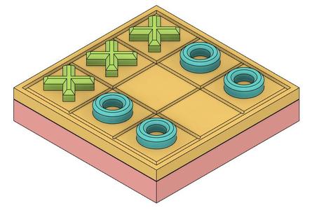 Magnetic Tic Tac Toe Set and Carrying Case