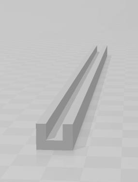 Zipper (glue) spacer: 5mm width