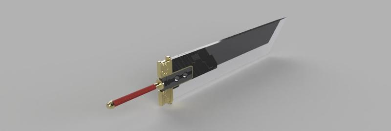 Final Fantasy Crisis Core Buster Sword 1:1 Scale