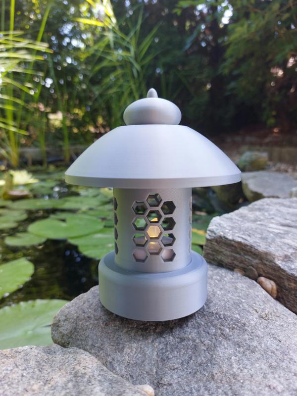 Japanese minimalist garden lantern lamp