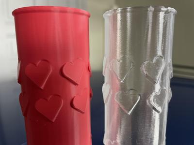 Heart Gift Container for wraped A4 voucher/letter