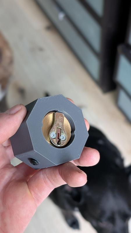 Locksport Premium 7-Pin Practice Lock & DIY Challenge Lock Kit Cylinder Holder