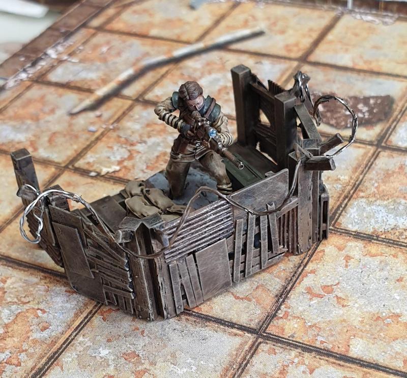 Post apocalyptic guard posts
