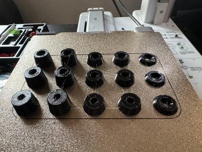 TPU Anti-Vibration Feet M3, M4, and M5 Low and Ultralow profiles