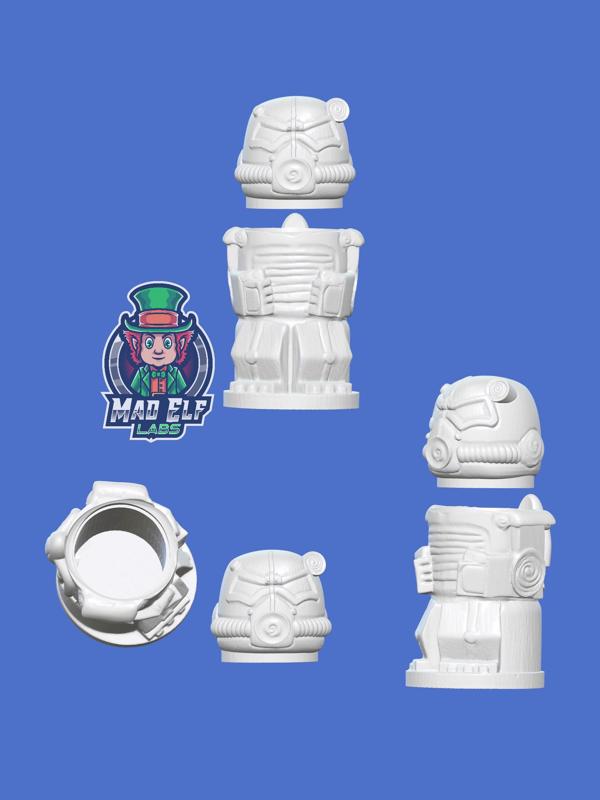 fallout power armor tiki w/lid
