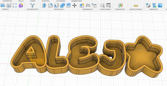 Aleja letrero luminoso