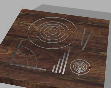 Rulers and spell effect range rings for Dungeons and Dragons - DND