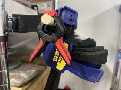 Wire Rack Clamp Storage