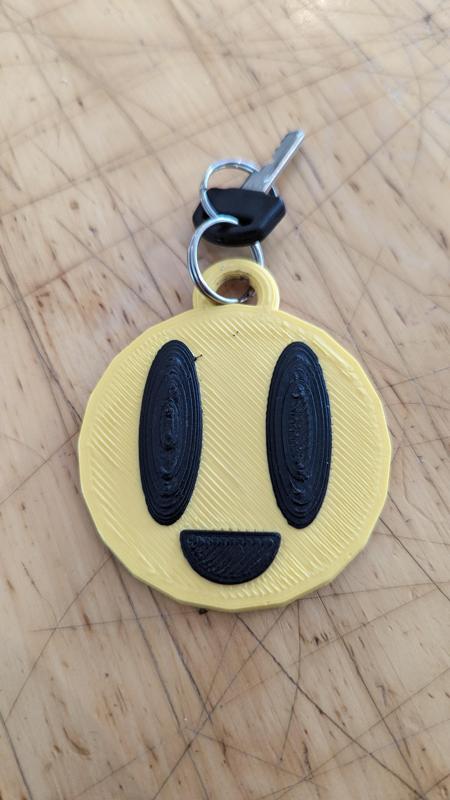 Smiley keychain