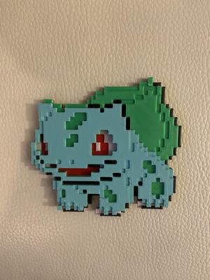 Bulbasaur - Single Extruder no AMS Multicolour Pixel Art