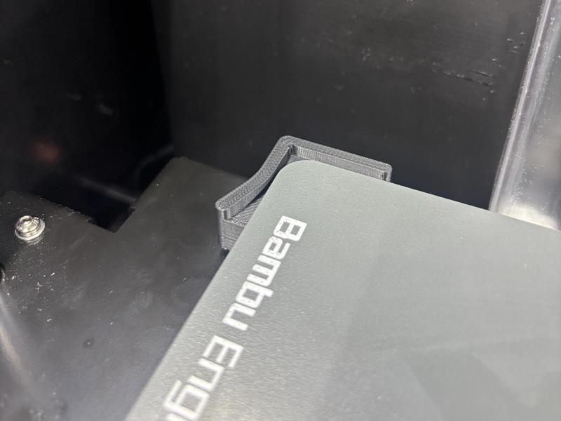 Qidi Q1 Pro Build Plate Stops for Bambu Plates