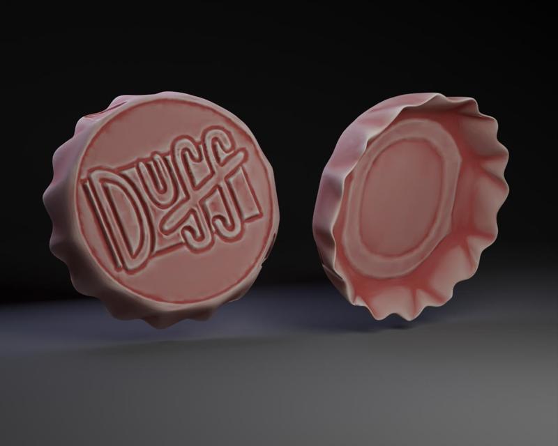 Duff Beer Cap : The Simpsons