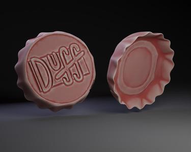 Duff Beer Cap : The Simpsons