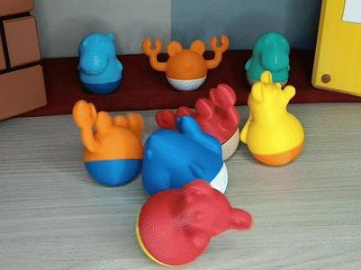 Rolling but not falling toys!