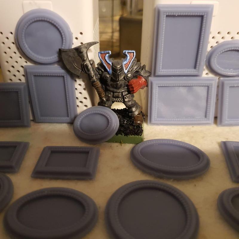 Tabletop Interior - Frames for Mirror - Mural - Portal - Basic Set