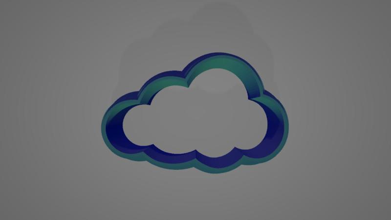 Cloud cookie cutter 6cm