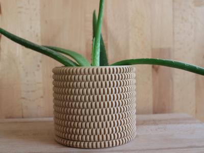 Knurling Planter