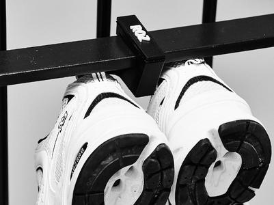 Hanging Shoe Rack - Stair Railing