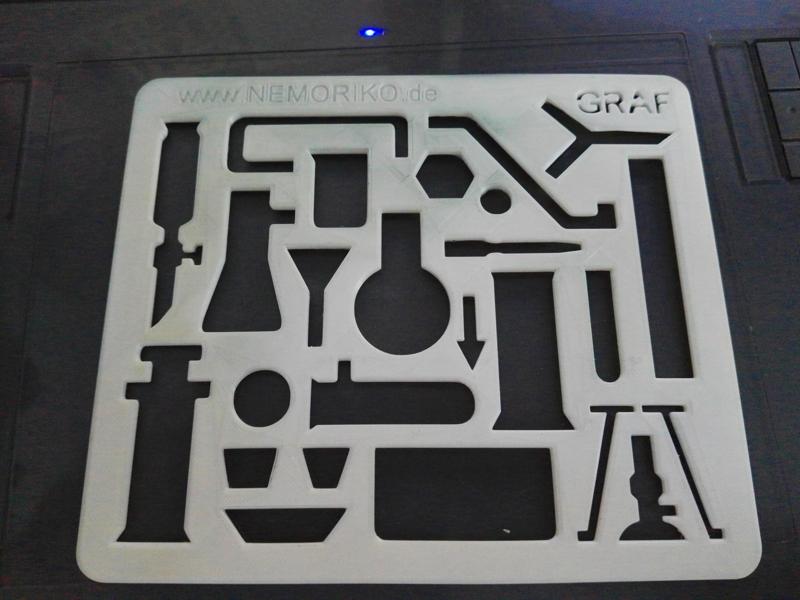 Nemoriko´s : Chemie Schablone - Chemistry template pattern