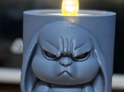 Grumpy Bunny - Candle