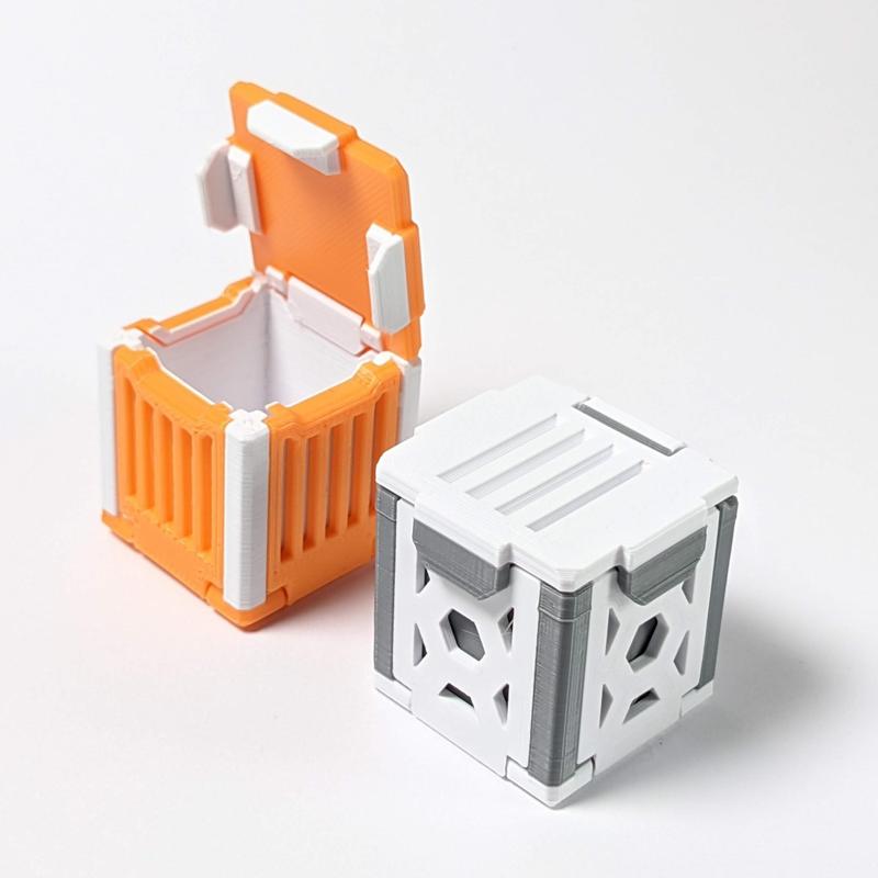 Mini Facade Crates - complex colour schemes from simple filament swaps!