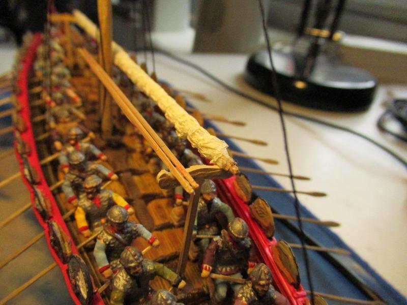 More Seated Viking Oarsmen with a  Coxwain