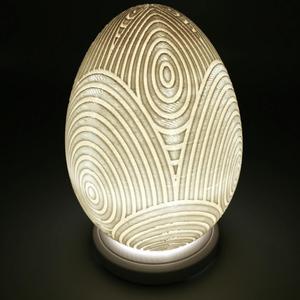 Retro Chainmail Easter Egg Lamp