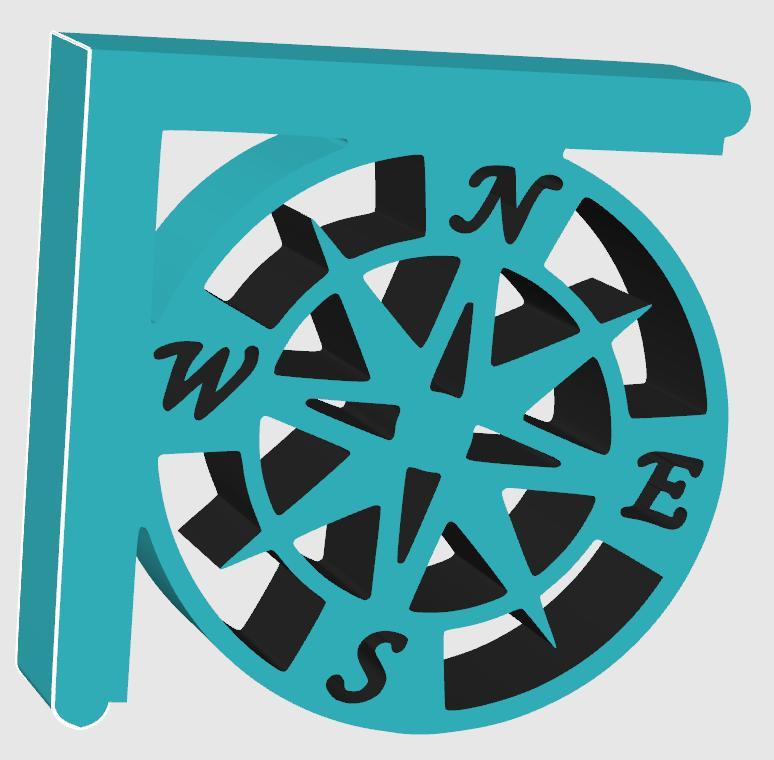 Shelf Decorative Bracket North South East West